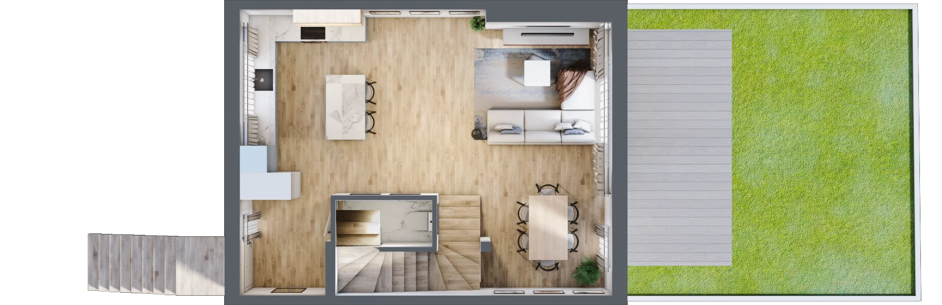Dom 151,33 m², oferta nr B1, Osiedle Willa Park Cietrzewia, Warszawa, Włochy, Stare Włochy, ul. Kleszczowa 25