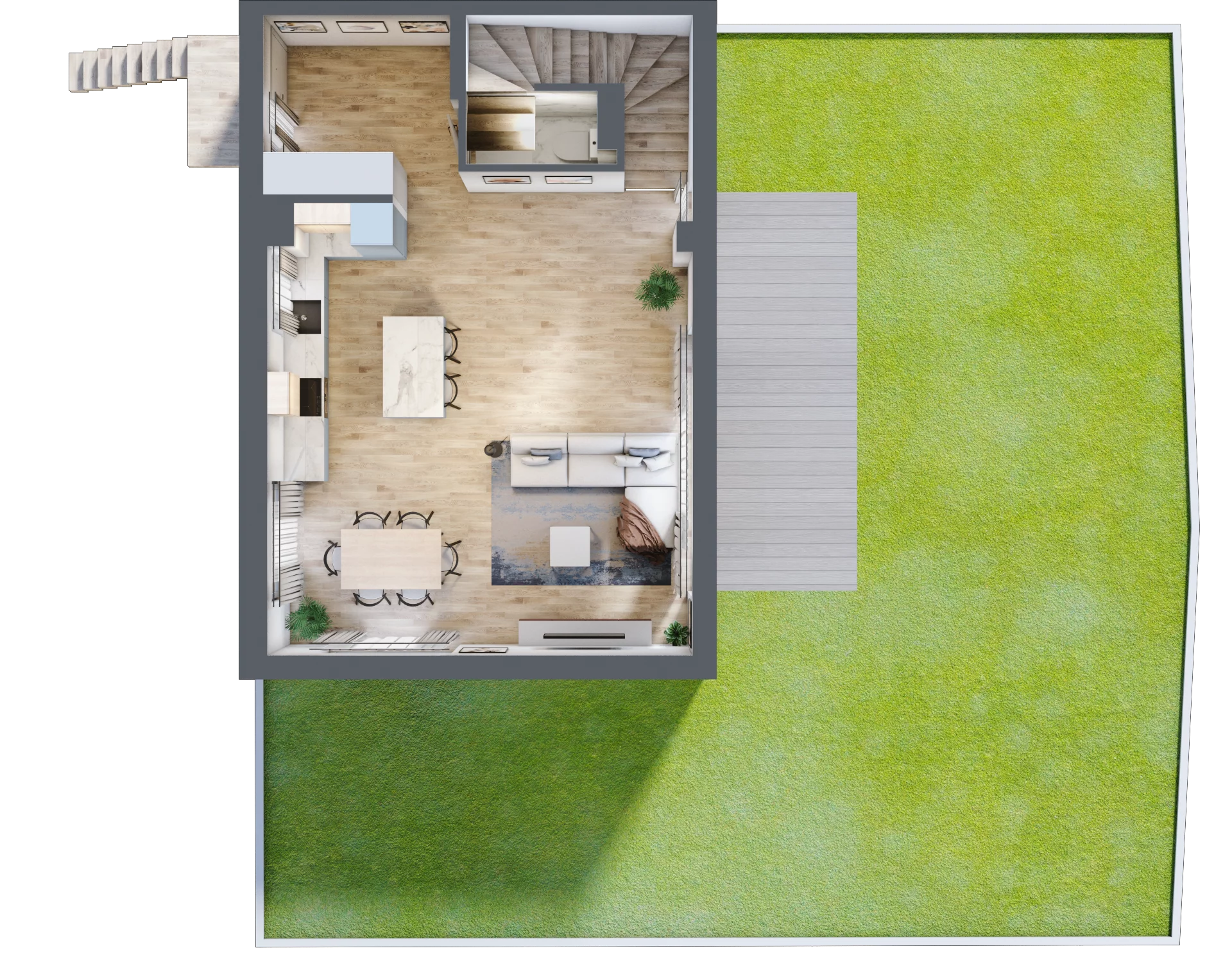 Dom 182,53 m², oferta nr C1, Osiedle Willa Park Cietrzewia, Warszawa, Włochy, Stare Włochy, ul. Kleszczowa 25