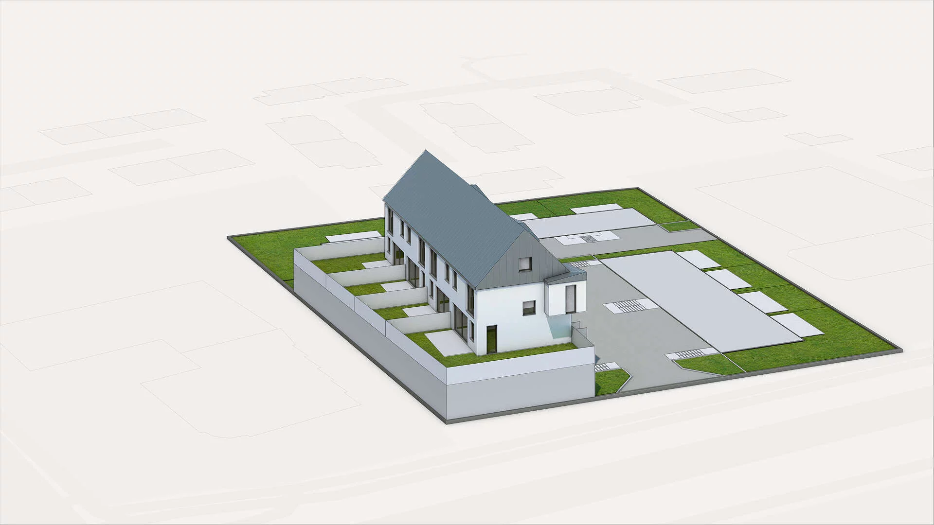 Wirtualna makieta 3D domu 151.41 m², D2