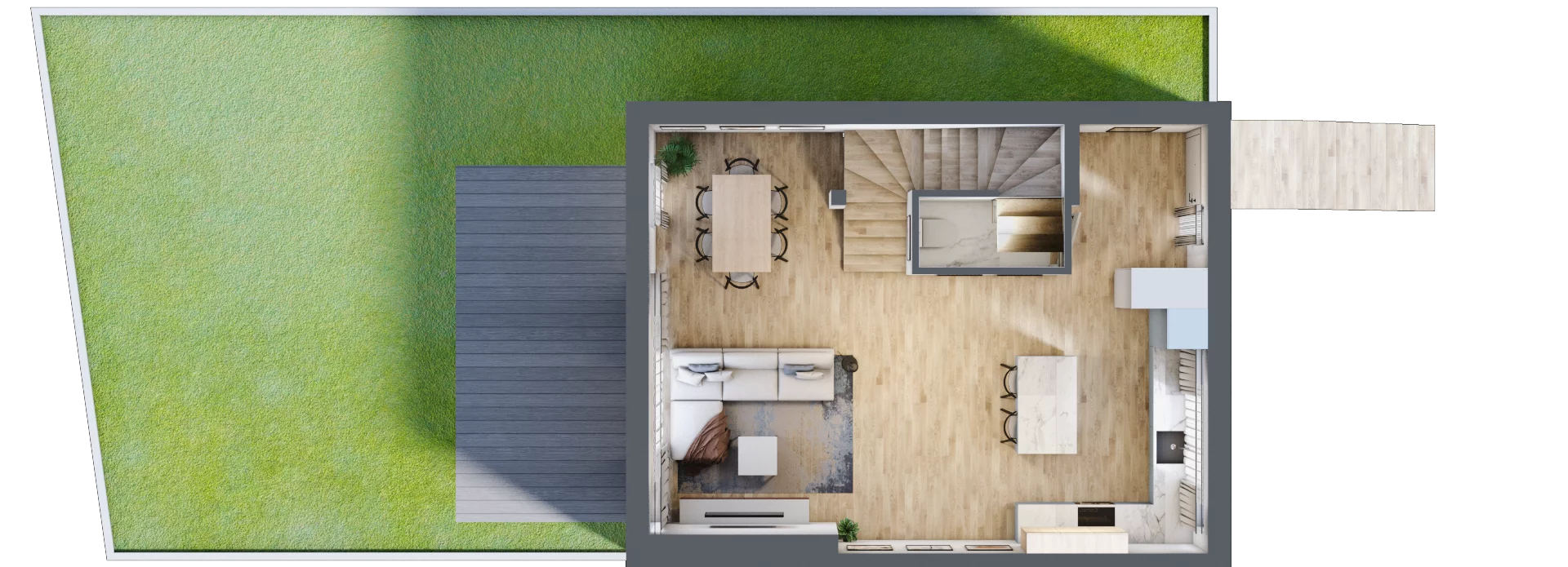 Dom 151,41 m², oferta nr E2, Osiedle Willa Park Cietrzewia, Warszawa, Włochy, Stare Włochy, ul. Kleszczowa 25