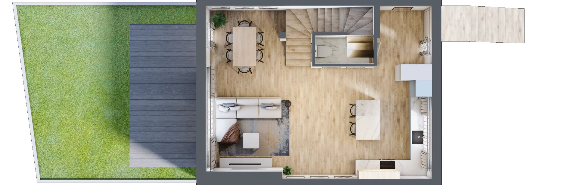 Dom 151,41 m², oferta nr D2, Osiedle Willa Park Cietrzewia, Warszawa, Włochy, Stare Włochy, ul. Kleszczowa 25