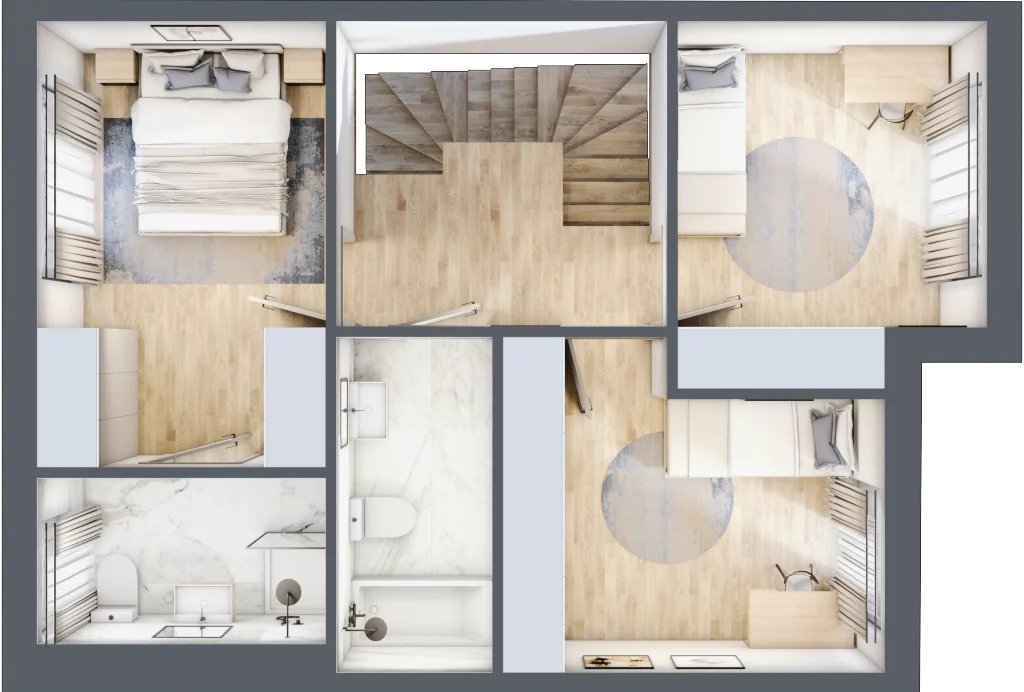 Dom 151,41 m², oferta nr D2, Osiedle Willa Park Cietrzewia, Warszawa, Włochy, Stare Włochy, ul. Kleszczowa 25