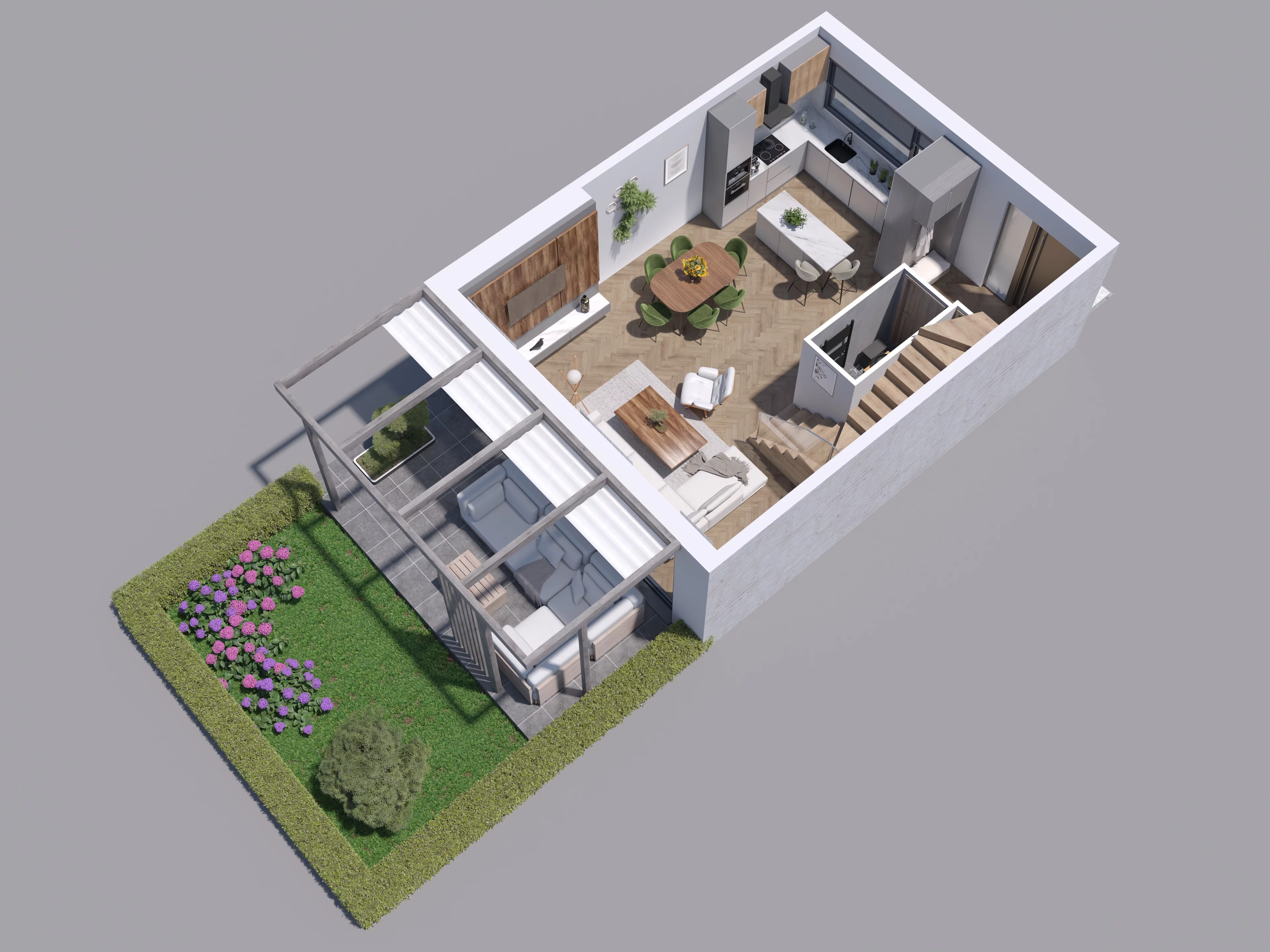 Dom 151,33 m², oferta nr A2, Osiedle Willa Park Cietrzewia, Warszawa, Włochy, Stare Włochy, ul. Kleszczowa 25