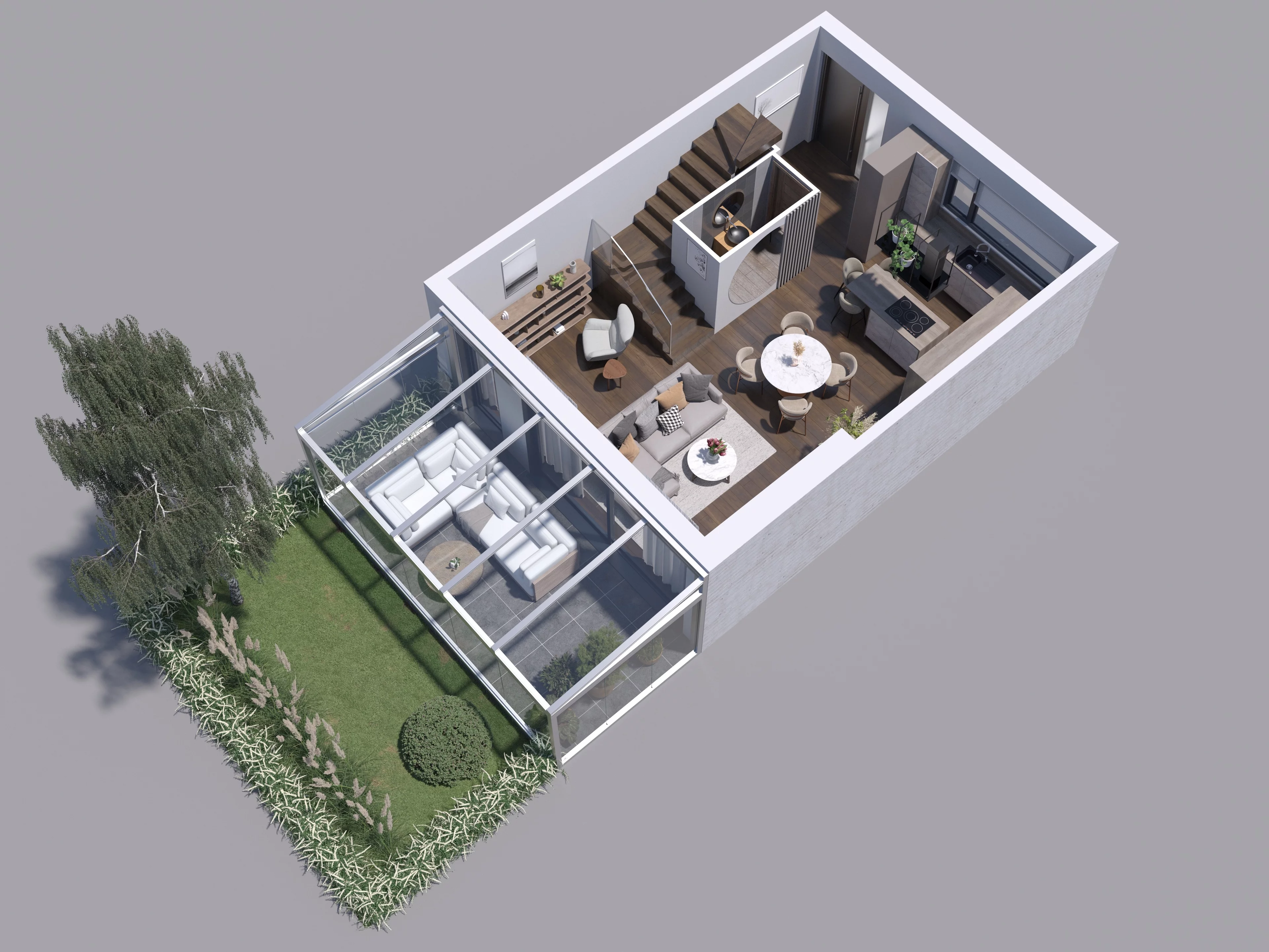 Dom 151,33 m², oferta nr B1, Osiedle Willa Park Cietrzewia, Warszawa, Włochy, Stare Włochy, ul. Kleszczowa 25