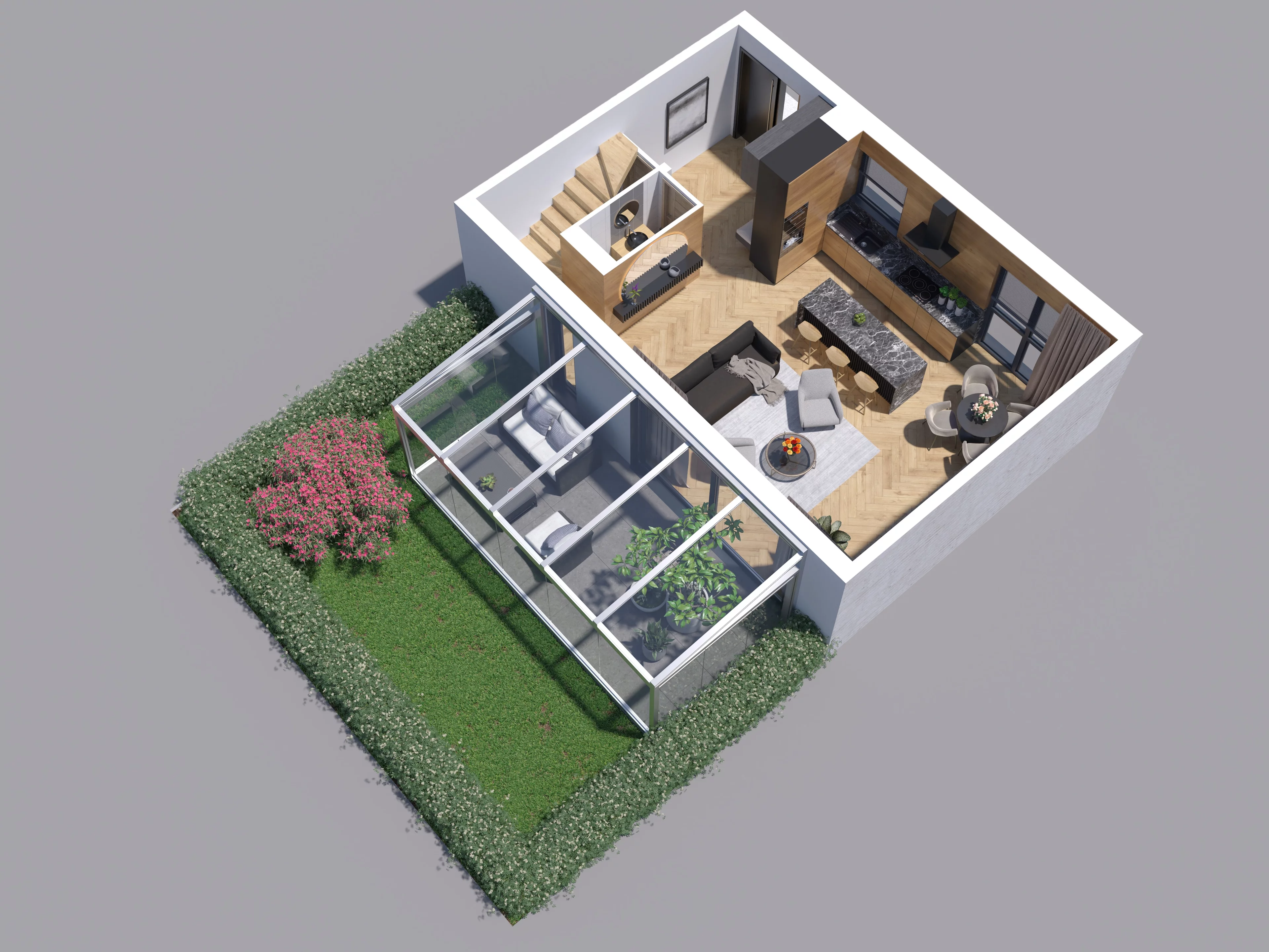 Dom 196,19 m², oferta nr C2, Osiedle Willa Park Cietrzewia, Warszawa, Włochy, Stare Włochy, ul. Kleszczowa 25