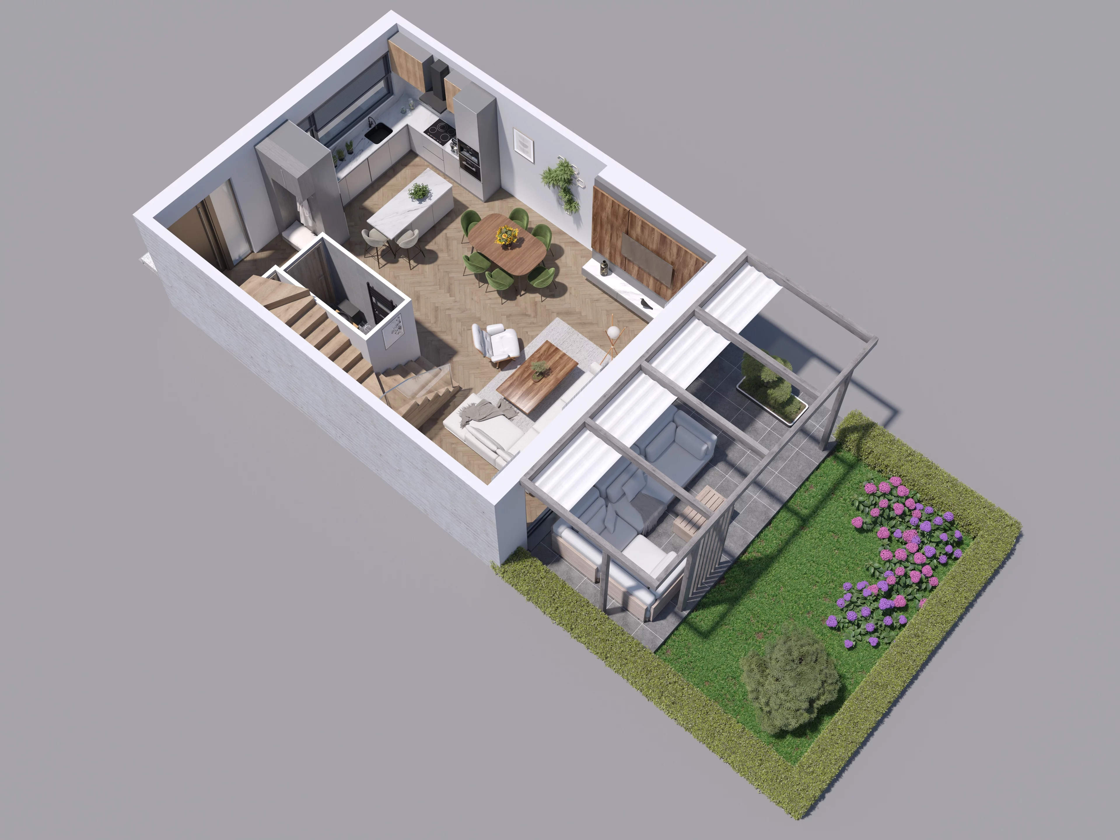 Dom 151,41 m², oferta nr D2, Osiedle Willa Park Cietrzewia, Warszawa, Włochy, Stare Włochy, ul. Kleszczowa 25