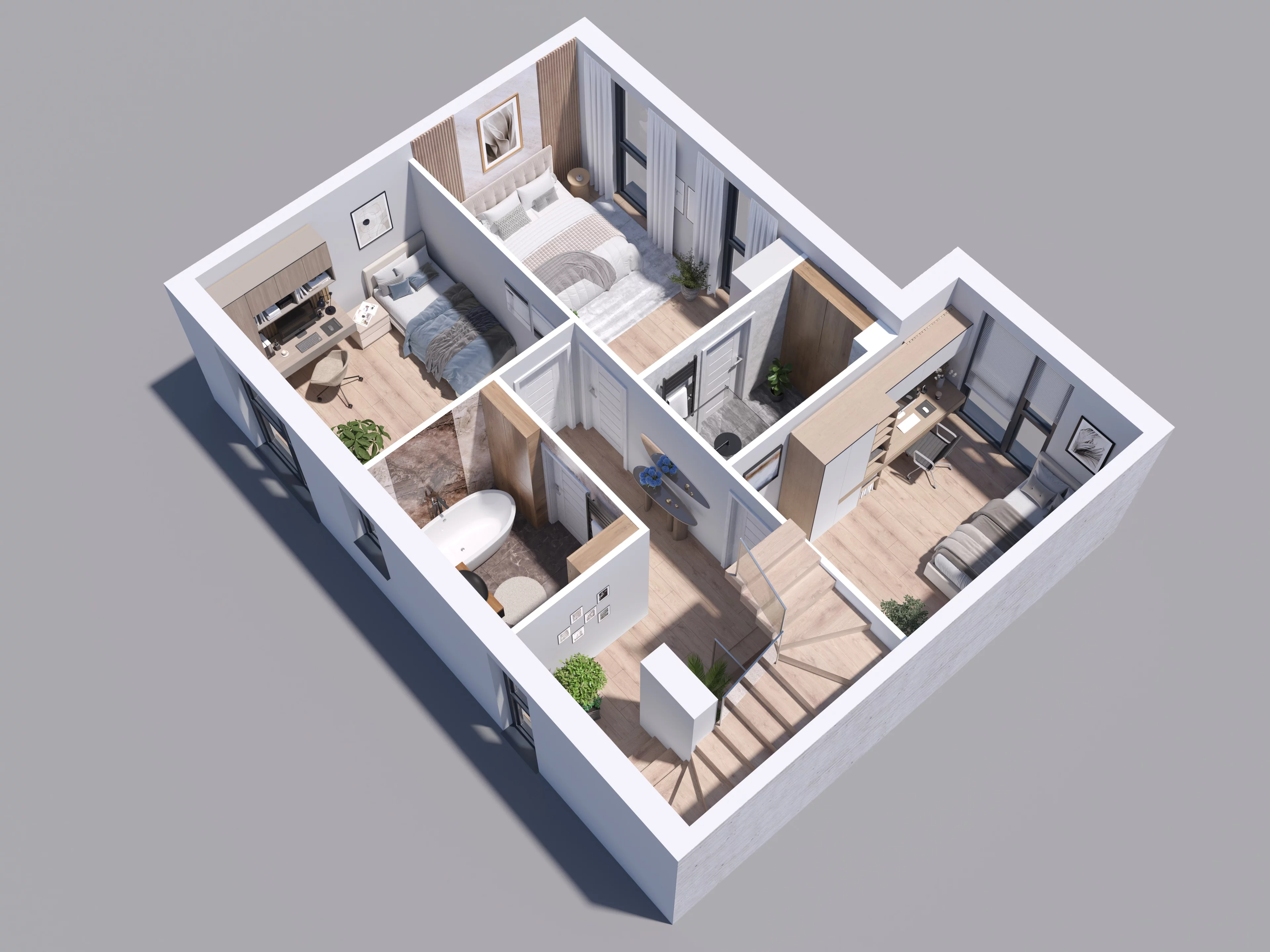 Dom 196,19 m², oferta nr F1, Osiedle Willa Park Cietrzewia, Warszawa, Włochy, Stare Włochy, ul. Kleszczowa 25