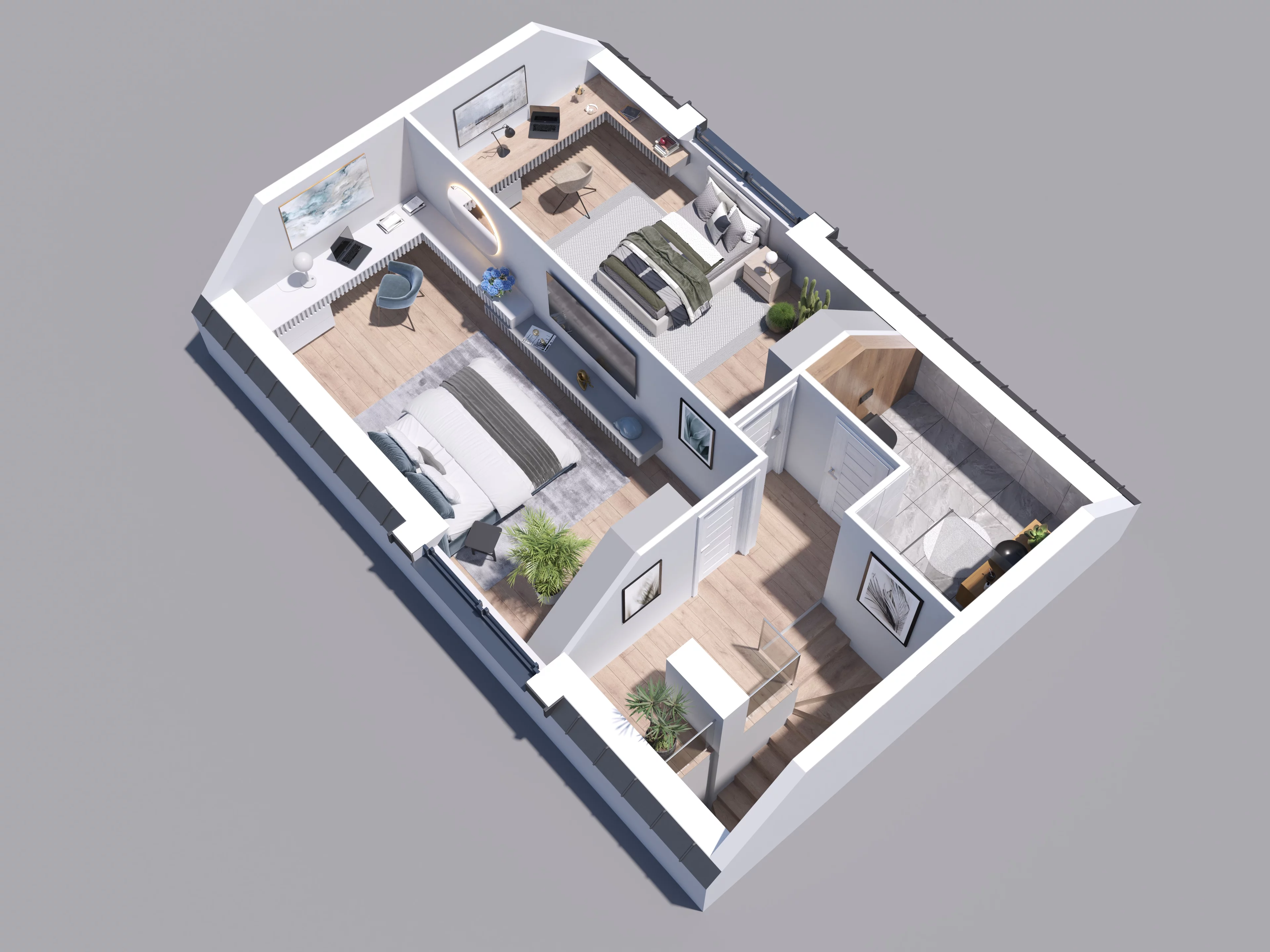 Dom 196,19 m², oferta nr F1, Osiedle Willa Park Cietrzewia, Warszawa, Włochy, Stare Włochy, ul. Kleszczowa 25