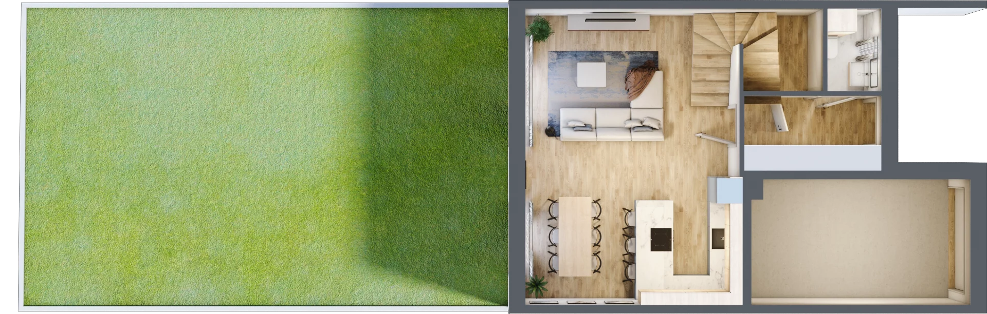 Dom 122,95 m², oferta nr A2, Riverside Eco Home, Parzniew, ul. Główna 27