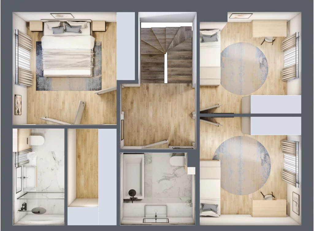 Dom 122,95 m², oferta nr F2, Riverside Eco Home, Parzniew, ul. Główna 27