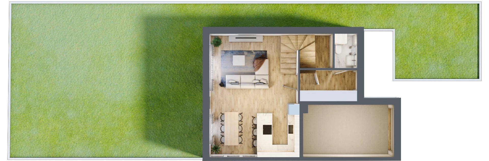 Dom 122,95 m², oferta nr D2, Riverside Eco Home, Parzniew, ul. Główna 27