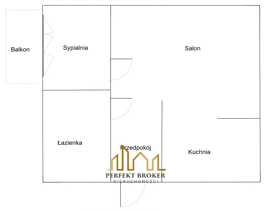 2 pokoje, mieszkanie 46,68 m², piętro 4, oferta nr , PB751653, Lublin, Wrotków, Wrotków, Biskupa Mariana Fulmana
