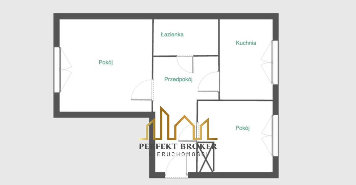 2 pokoje, mieszkanie 46,80 m², piętro 3, oferta nr , PB386994, Lublin, Spadochroniarzy