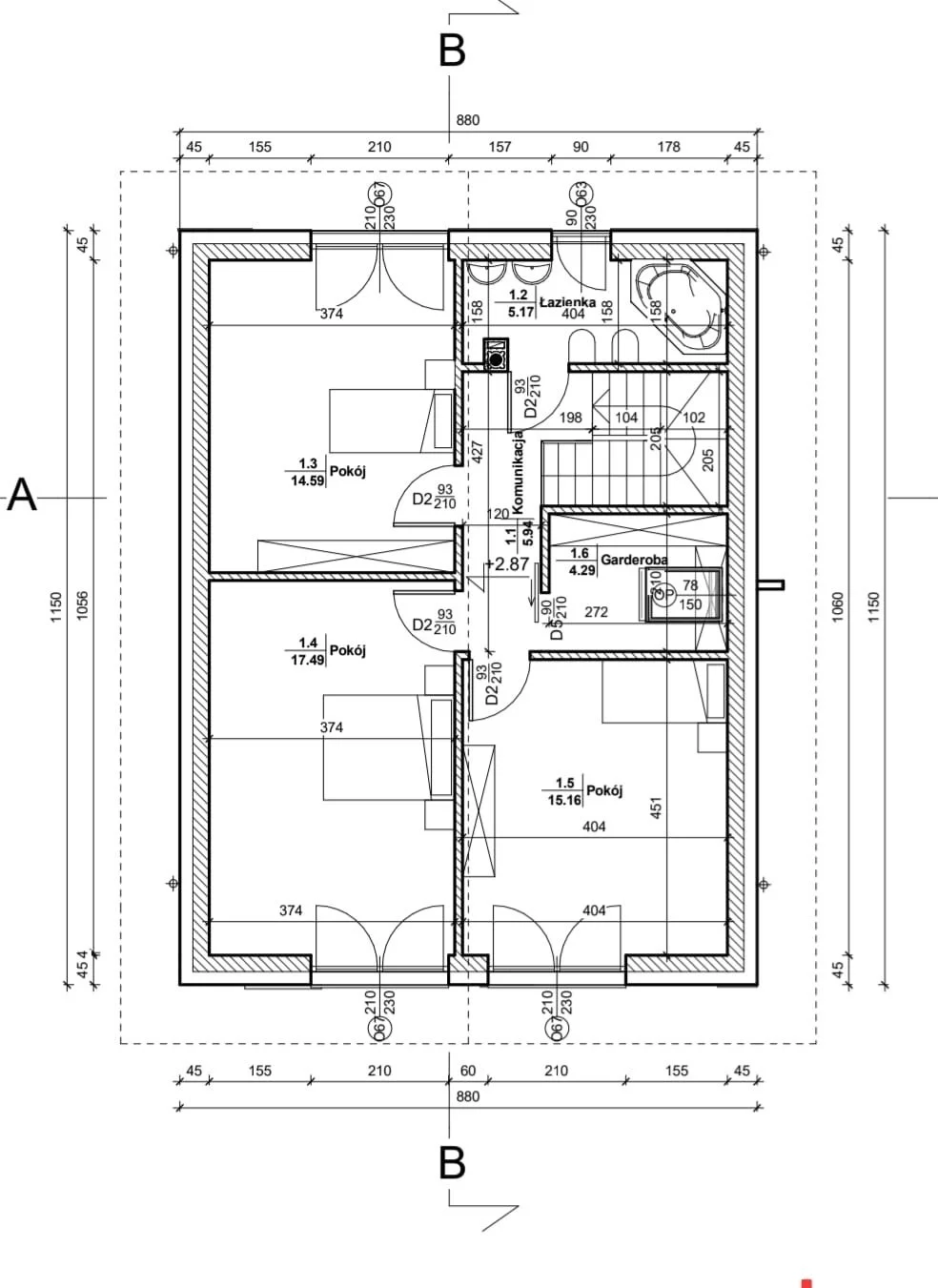 Dom 134,50 m², oferta nr , BESK-DS-15007, Myślenice