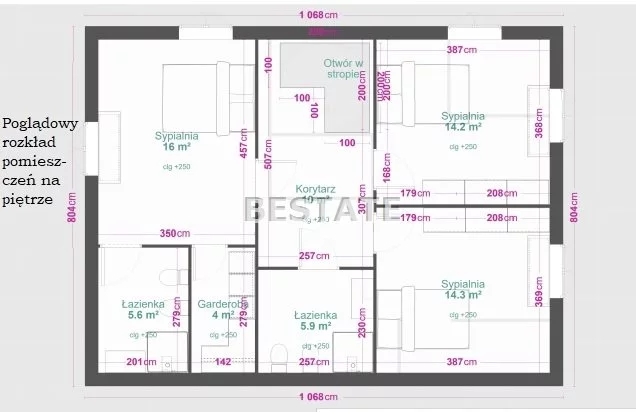 Dom 83,00 m², oferta nr , BESP-DS-13307-12, Pabianice, Piękna