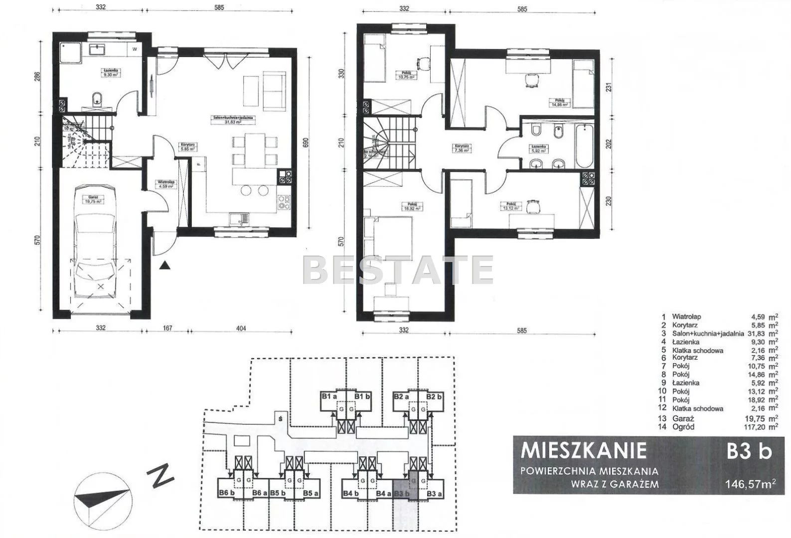 Dom i rezydencja 146,57 m², oferta nr , BESW-DS-11, Wisznia Mała