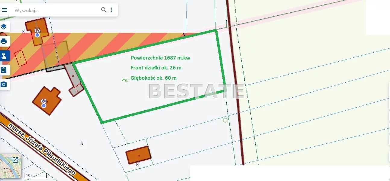 Działka 1 687,00 m², oferta nr , BESP-GS-13900-30, Pabianice