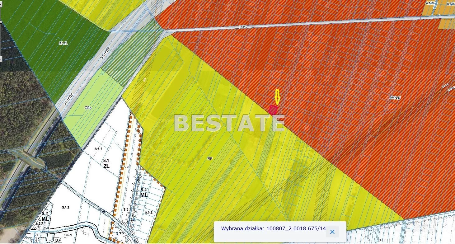 Działka 946,00 m², oferta nr , BESP-GS-14643-11, Pabianice