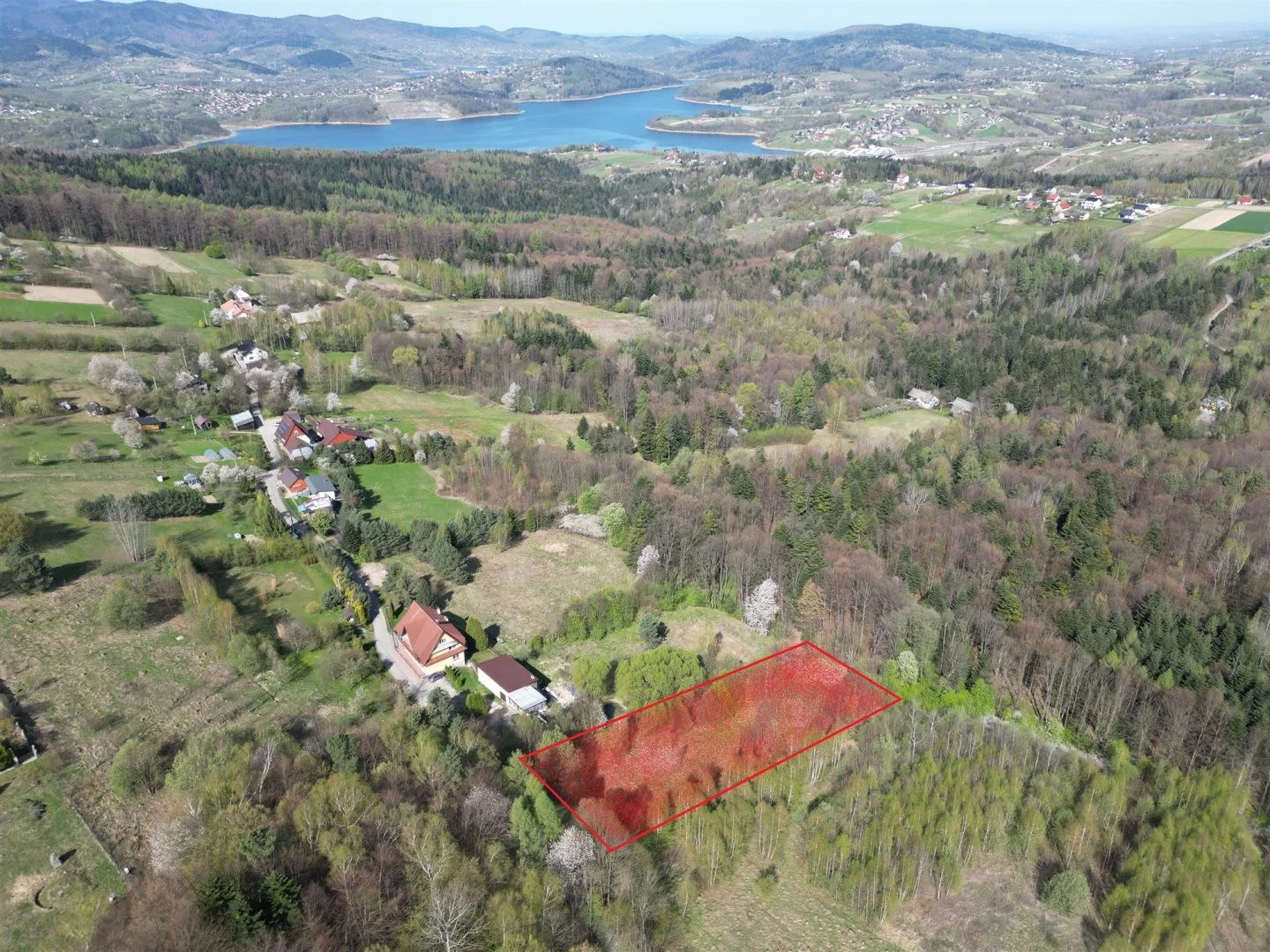 Działka 3 070,00 m², oferta nr , BESK-GS-14836, Stryszów, Zalesie