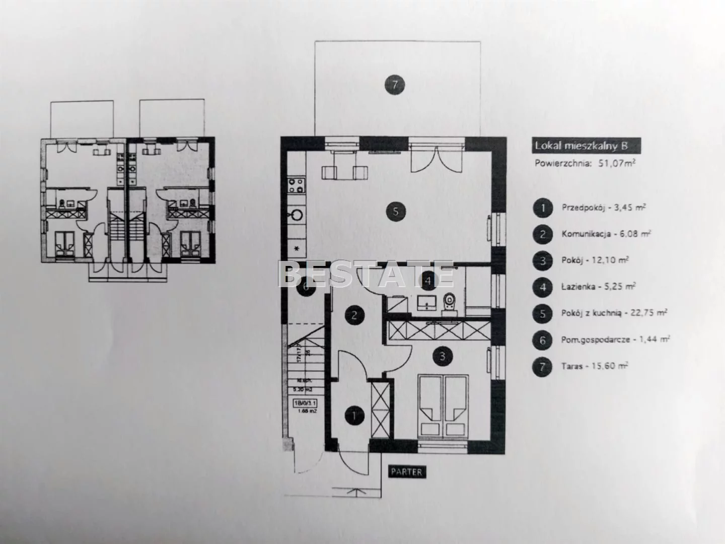 2 pokoje, mieszkanie 51,07 m², parter, oferta nr , BESW-MS-15011, Kudowa-Zdrój