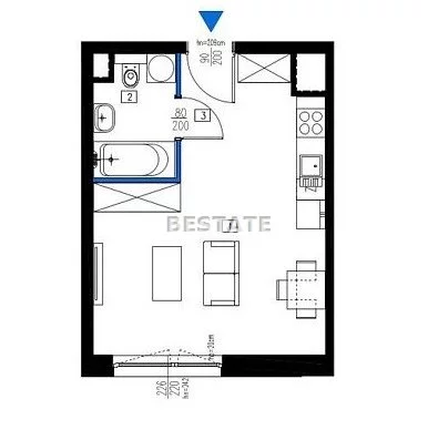 3 pokoje, mieszkanie 56,44 m², piętro 2, oferta nr , BESP-MS-14598-15, Łódź, Polesie, Polesie