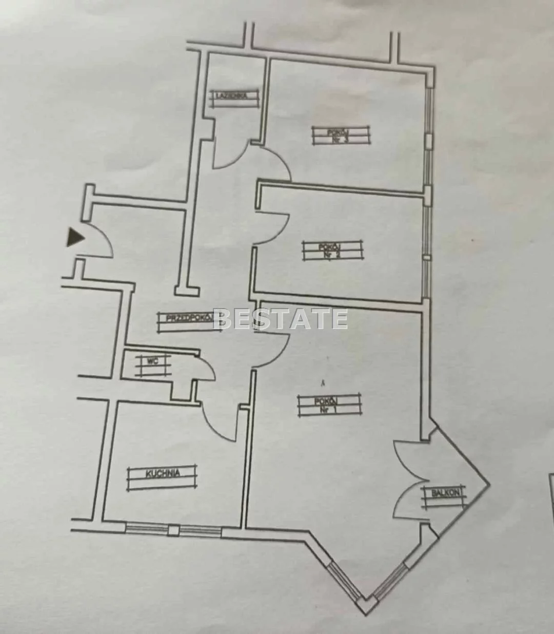 3 pokoje, mieszkanie 62,51 m², piętro 7, oferta nr , BESW-MS-13752, Wrocław, Krzyki-Partynice, Krzyki