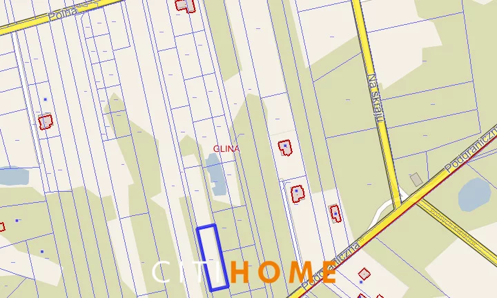 Działka 1 452,00 m², oferta nr , 6987/1969/OGS, Glina, Polna
