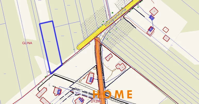 Działka 1 452,00 m², oferta nr , 6990/1969/OGS, Glina, Polna