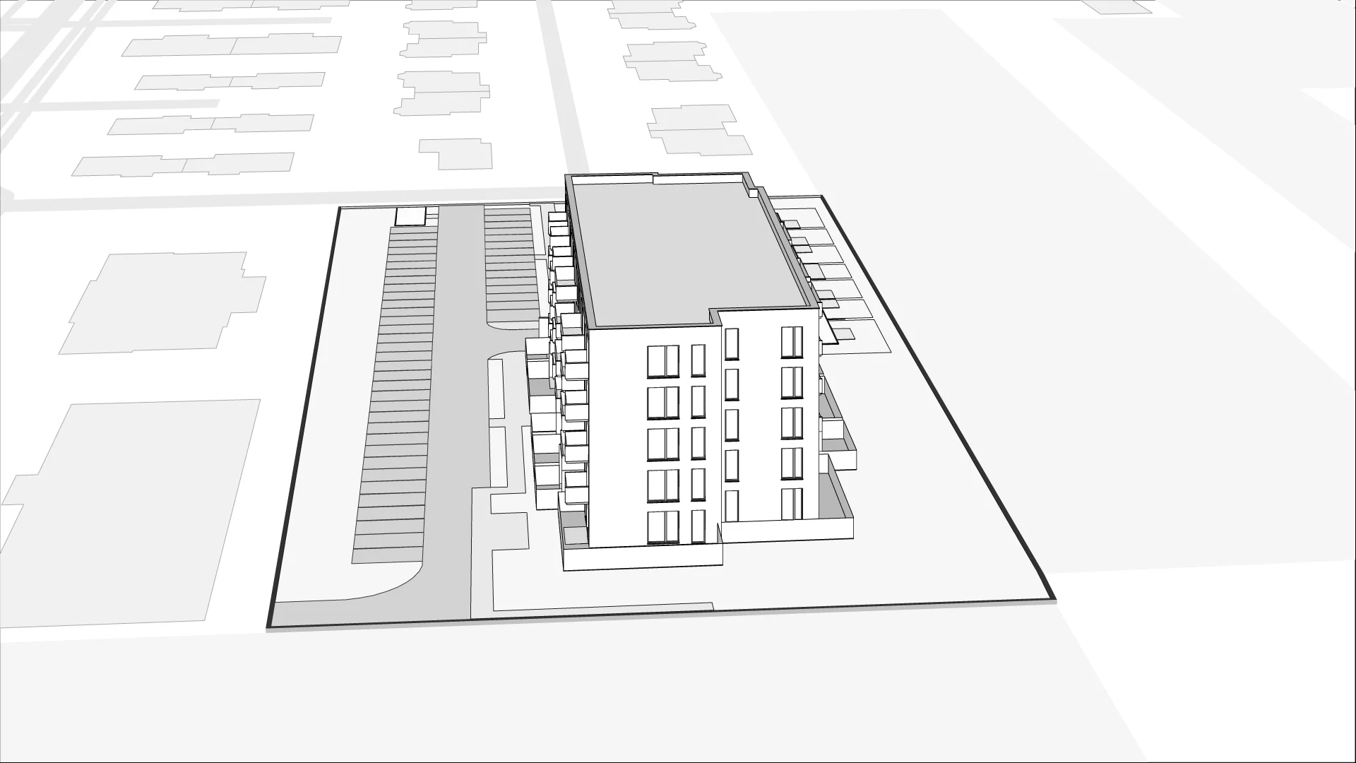Wirtualna makieta 3D mieszkania 45.17 m², B29