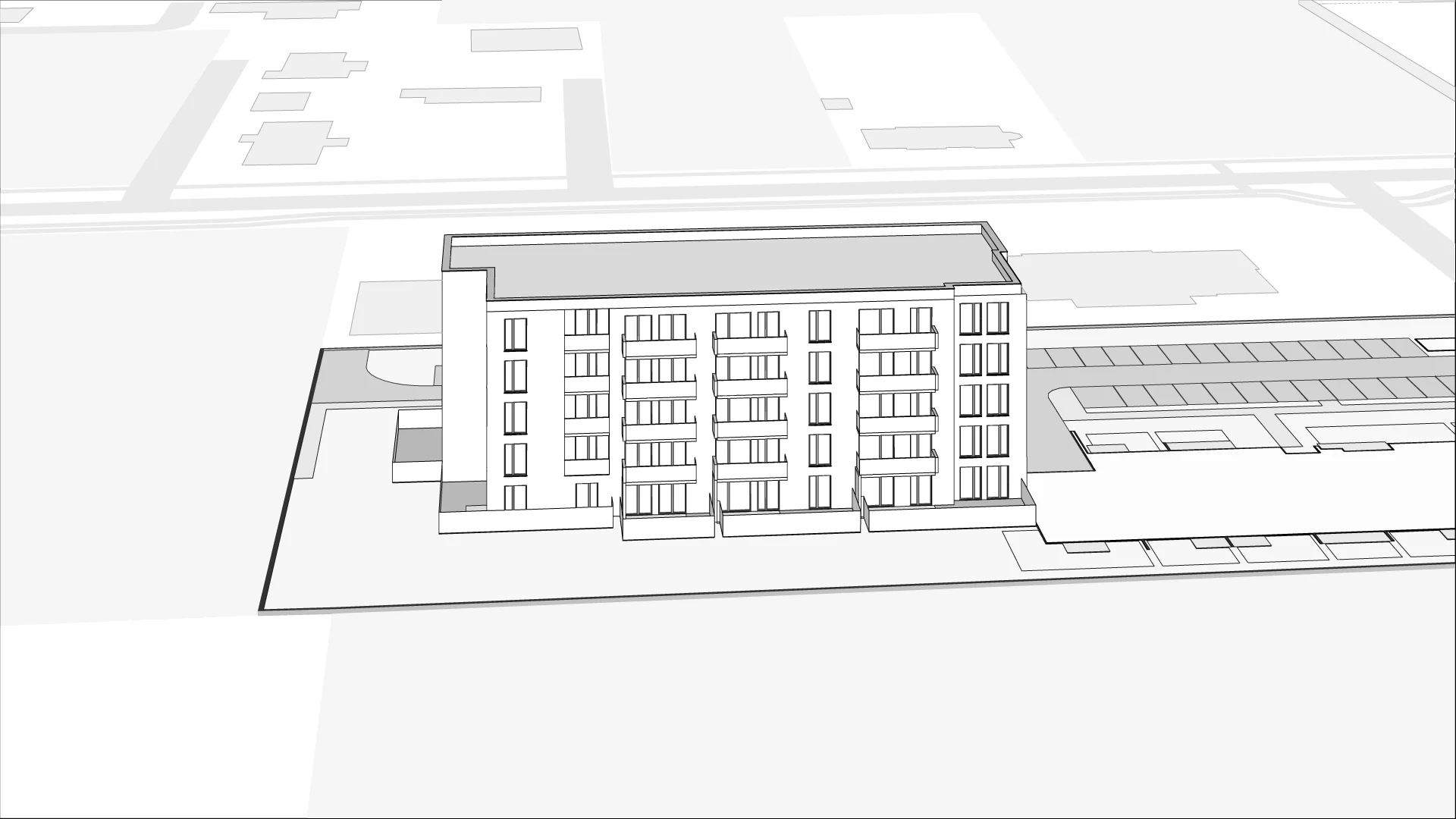 Wirtualna makieta 3D mieszkania 39 m², B22