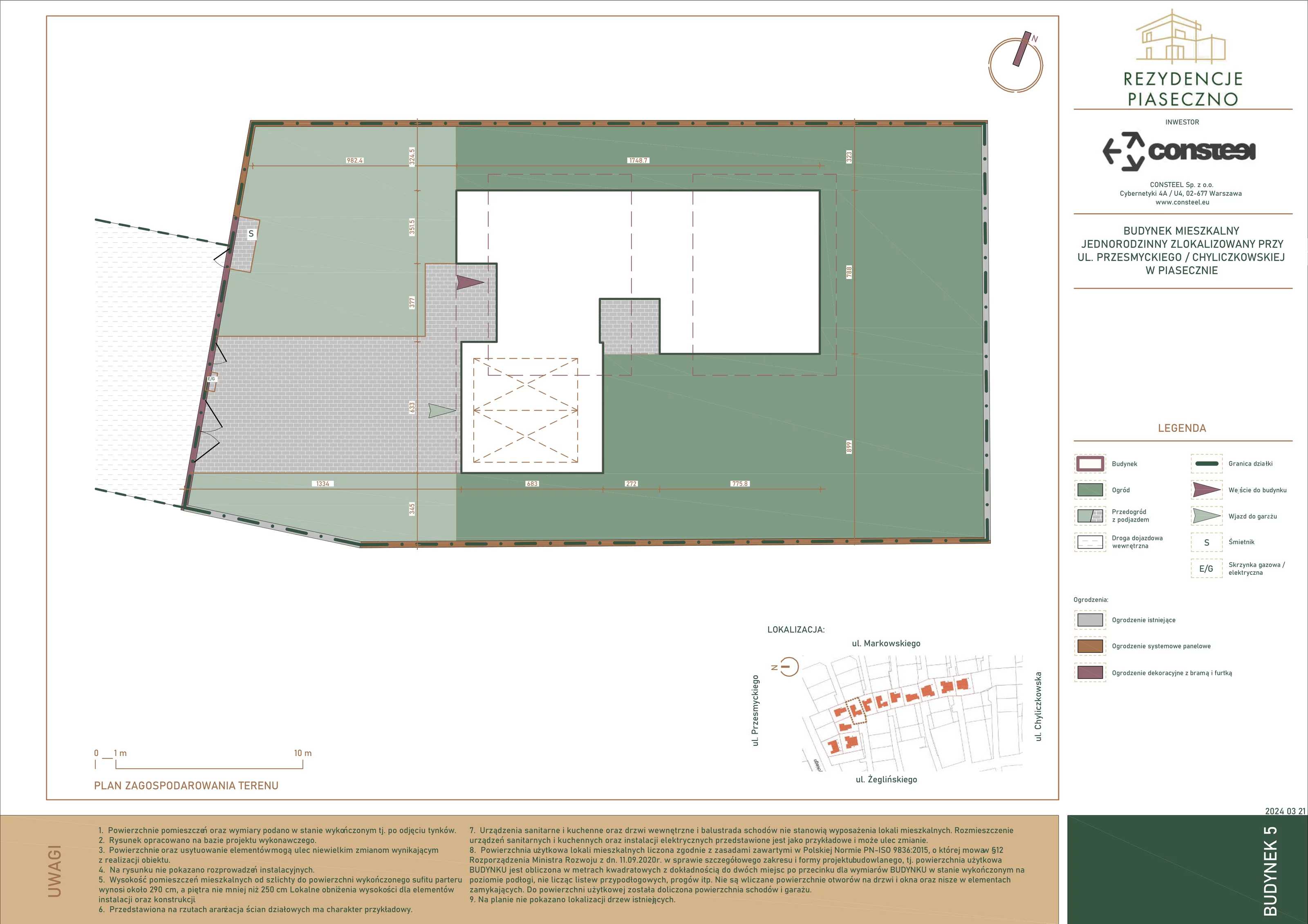 Dom 223,25 m², oferta nr 5, Rezydencje Piaseczno, Piaseczno, ul. Markowskiego/ Żeglińskiego 