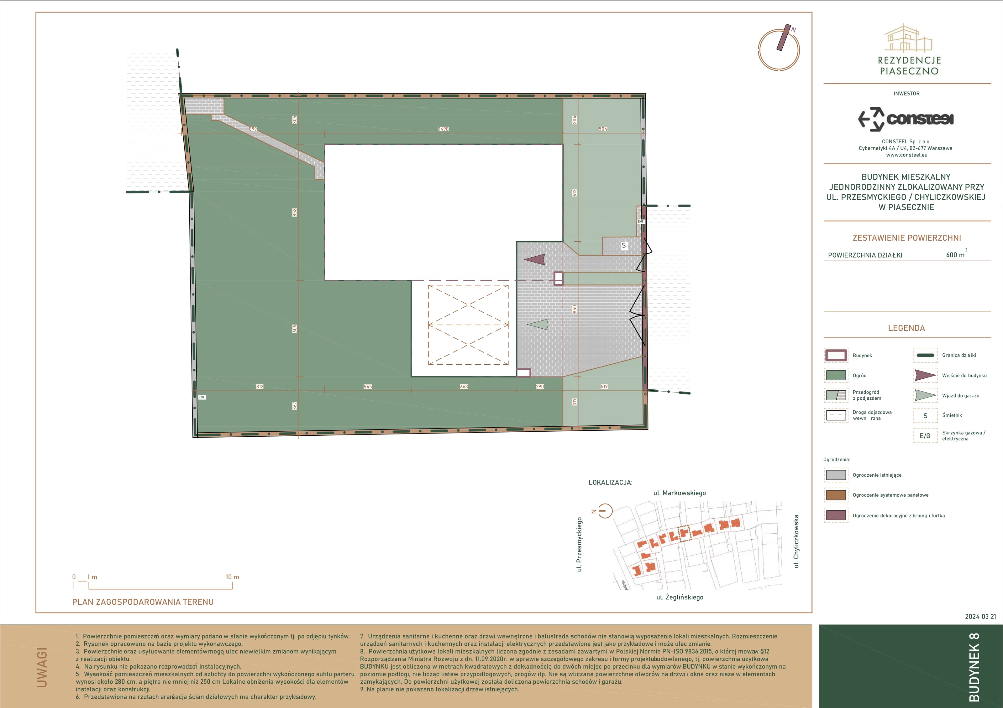 Dom 231,13 m², oferta nr 8, Rezydencje Piaseczno, Piaseczno, ul. Markowskiego/ Żeglińskiego 