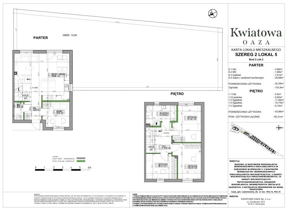 Dom 85,31 m², oferta nr , INVS-DS-106, Lesznowola