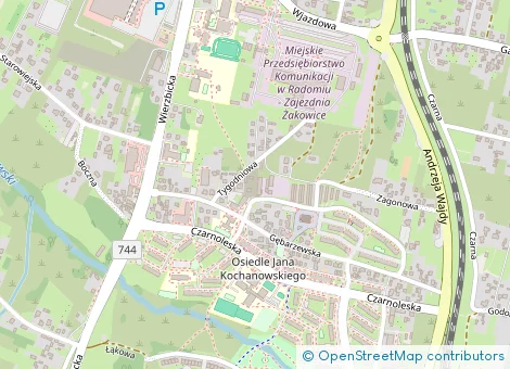 Lokalizacja inwestycji Zakątek Gębarzewska