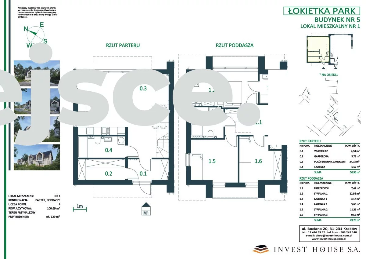 Dom i rezydencja 100,69 m², oferta nr , 11/NWM/DS-373, Modlnica, Szydło