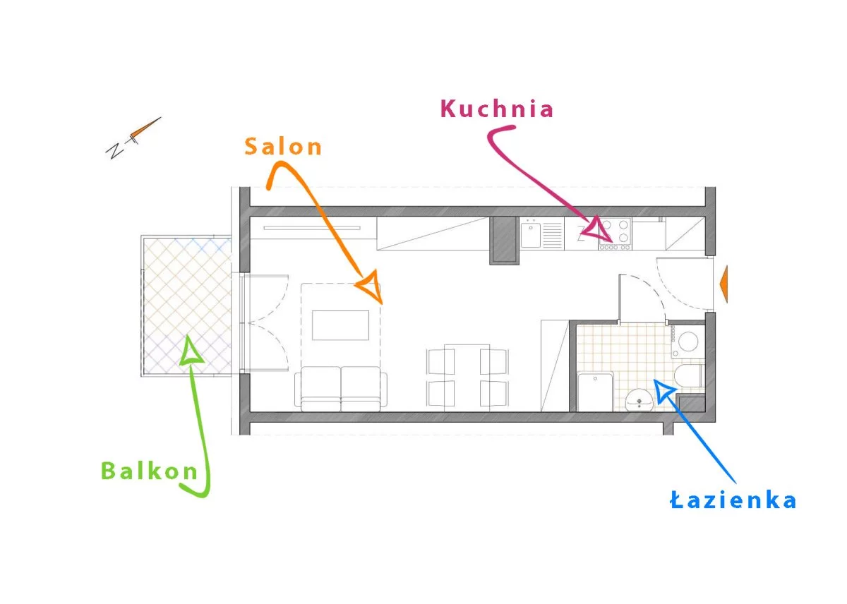 1 pokój, apartament 26,00 m², piętro 4, oferta nr 15, 150/NWM/MS-480, Kraków, Dębniki, Ruczaj, Konopczyńskiego 15