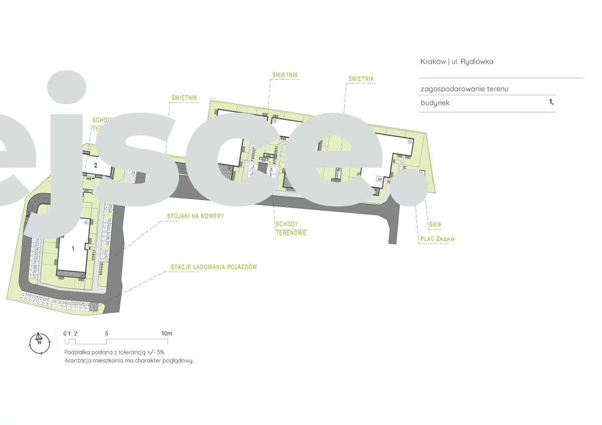 2 pokoje, mieszkanie 38,17 m², parter, oferta nr , 3.A.0.02.-222, Kraków, Podgórze, Rydlówka