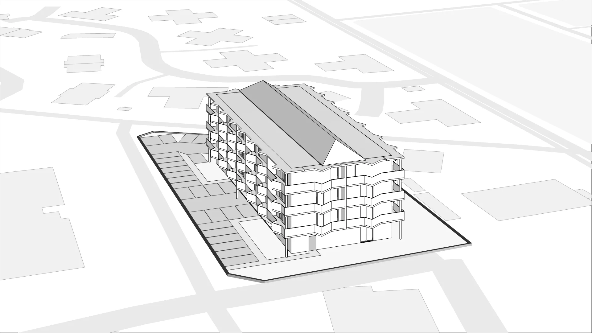 Wirtualna makieta 3D apartamentu inwestycyjnego 45.64 m², 3.3