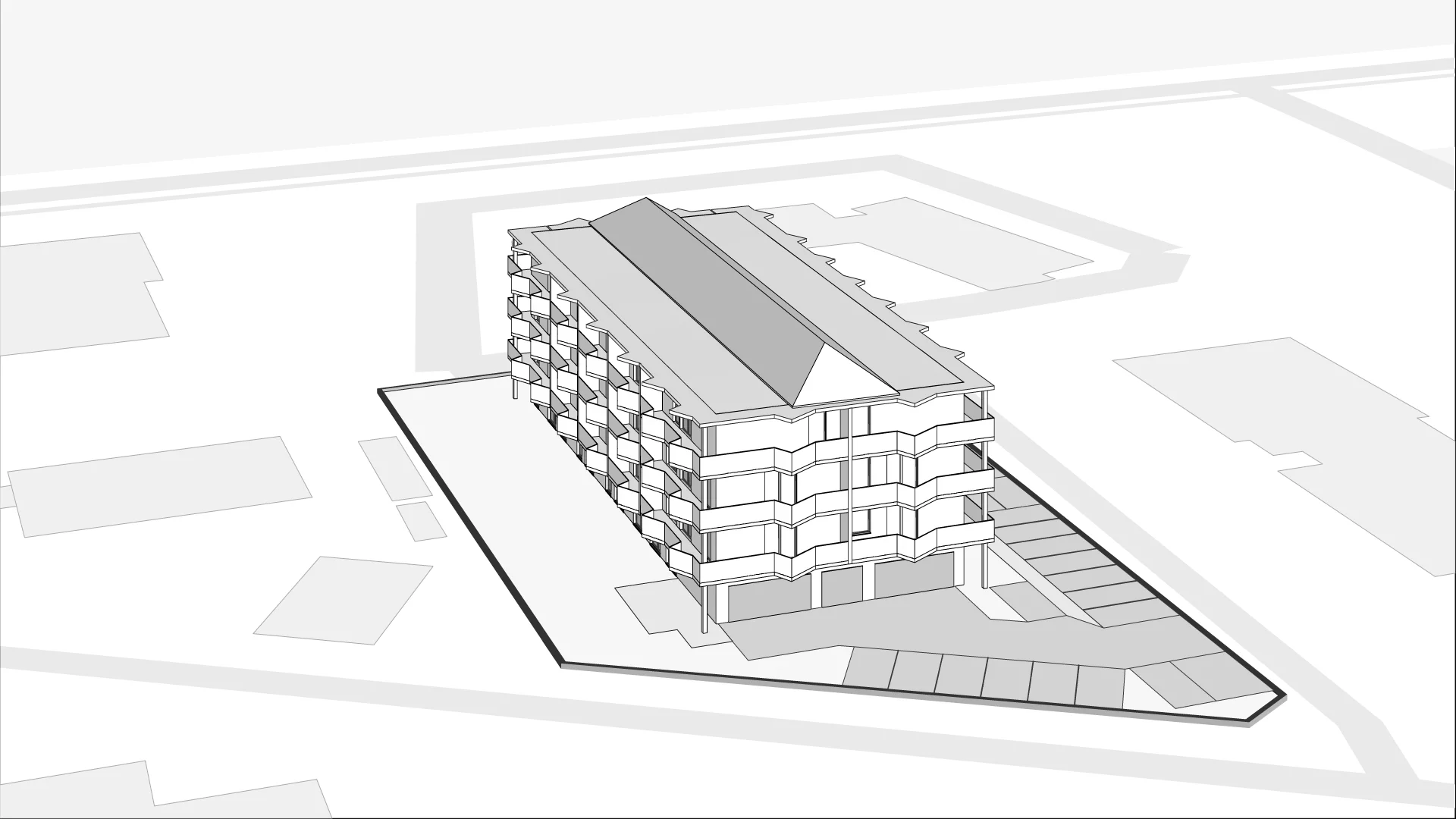 Wirtualna makieta 3D apartamentu inwestycyjnego 39 m², 4.7