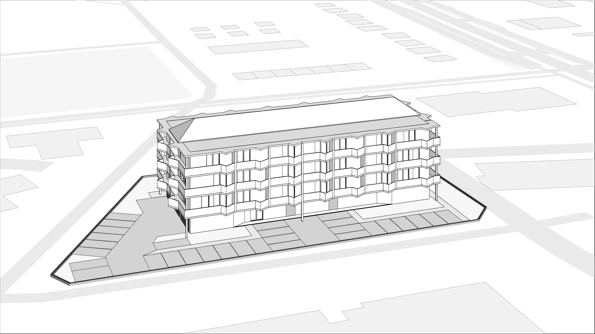 Wirtualna makieta 3D apartamentu inwestycyjnego 46.1 m², 4.9