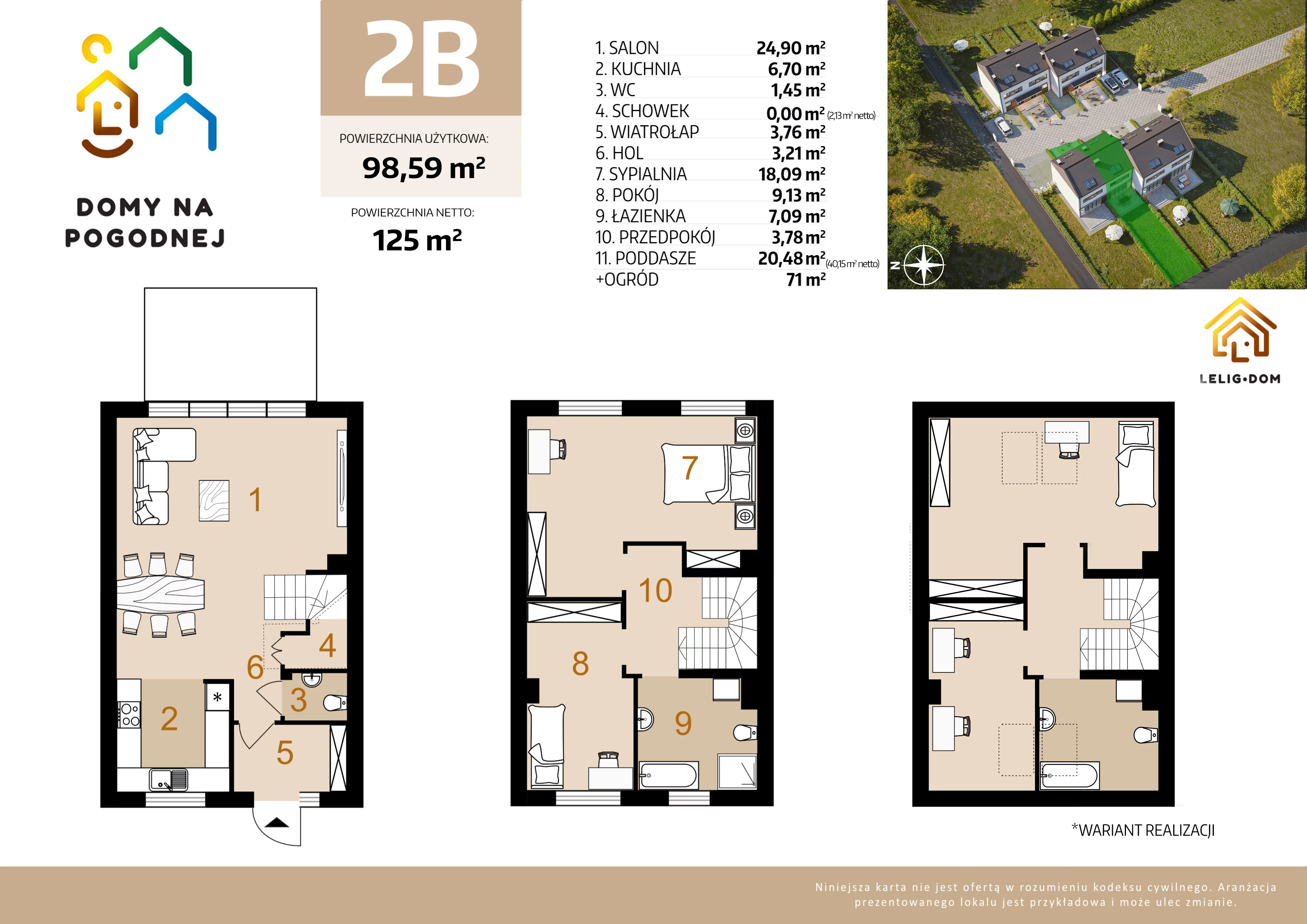 Dom 125,00 m², oferta nr , 10246416, Groblice, Pogodna