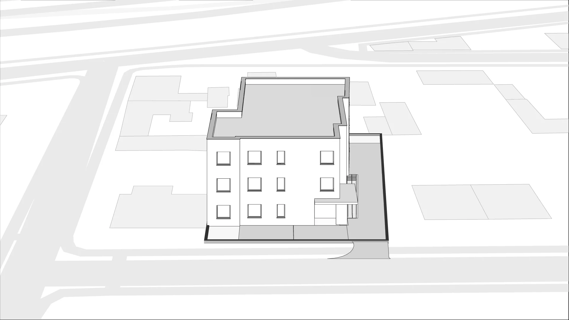 Wirtualna makieta 3D inwestycji Piekarska 39