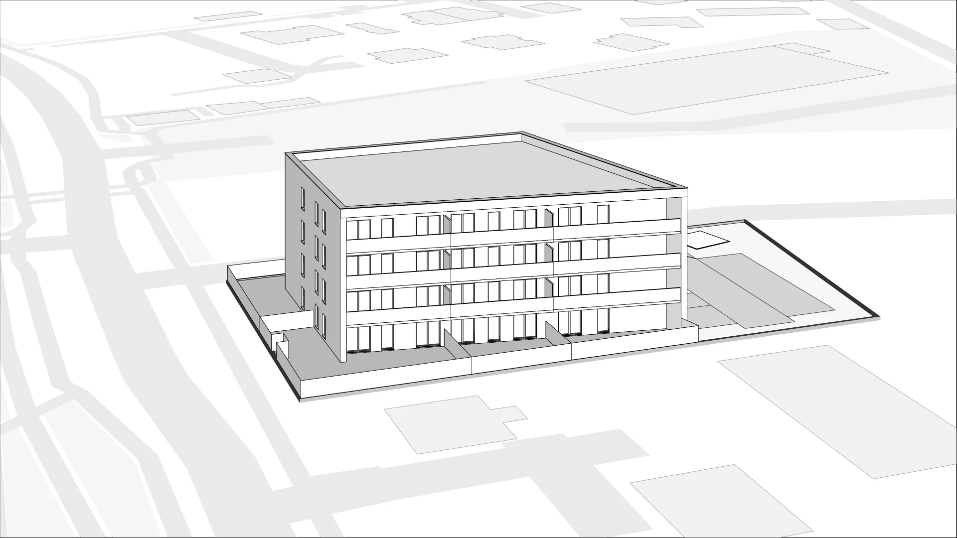 Wirtualna makieta 3D mieszkania 59.3 m², M2