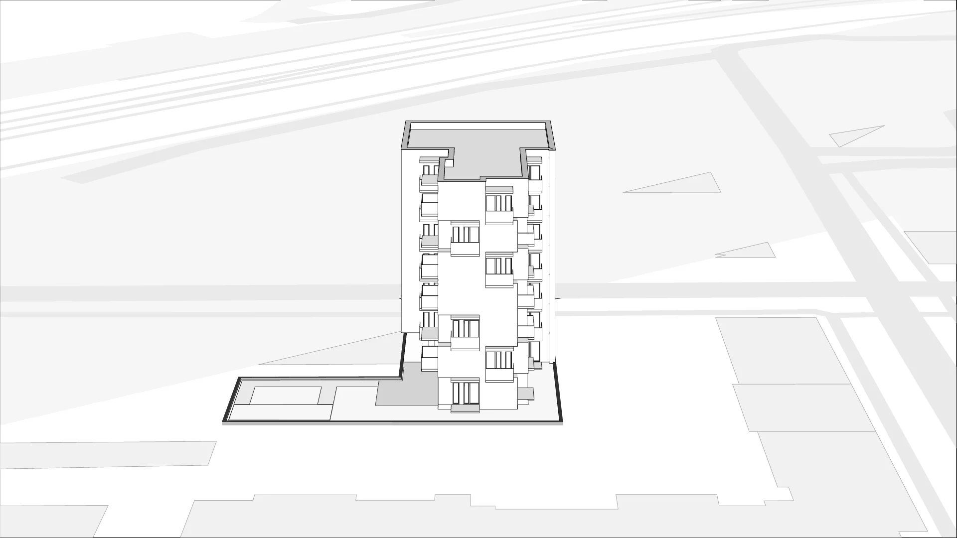 Wirtualna makieta 3D inwestycji Apartamenty Grajewska