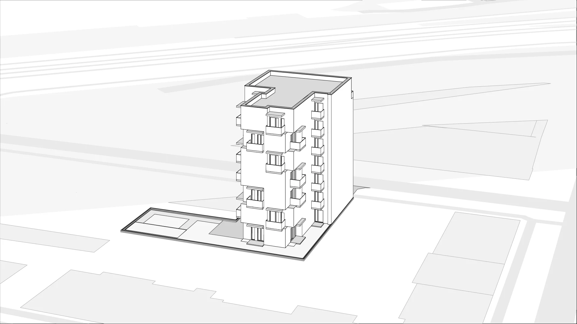 Wirtualna makieta 3D mieszkania 30.43 m², 38