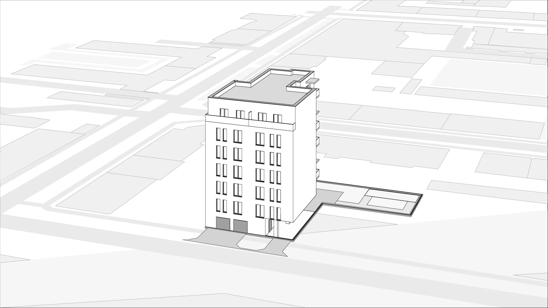 Wirtualna makieta 3D mieszkania 25.5 m², 2