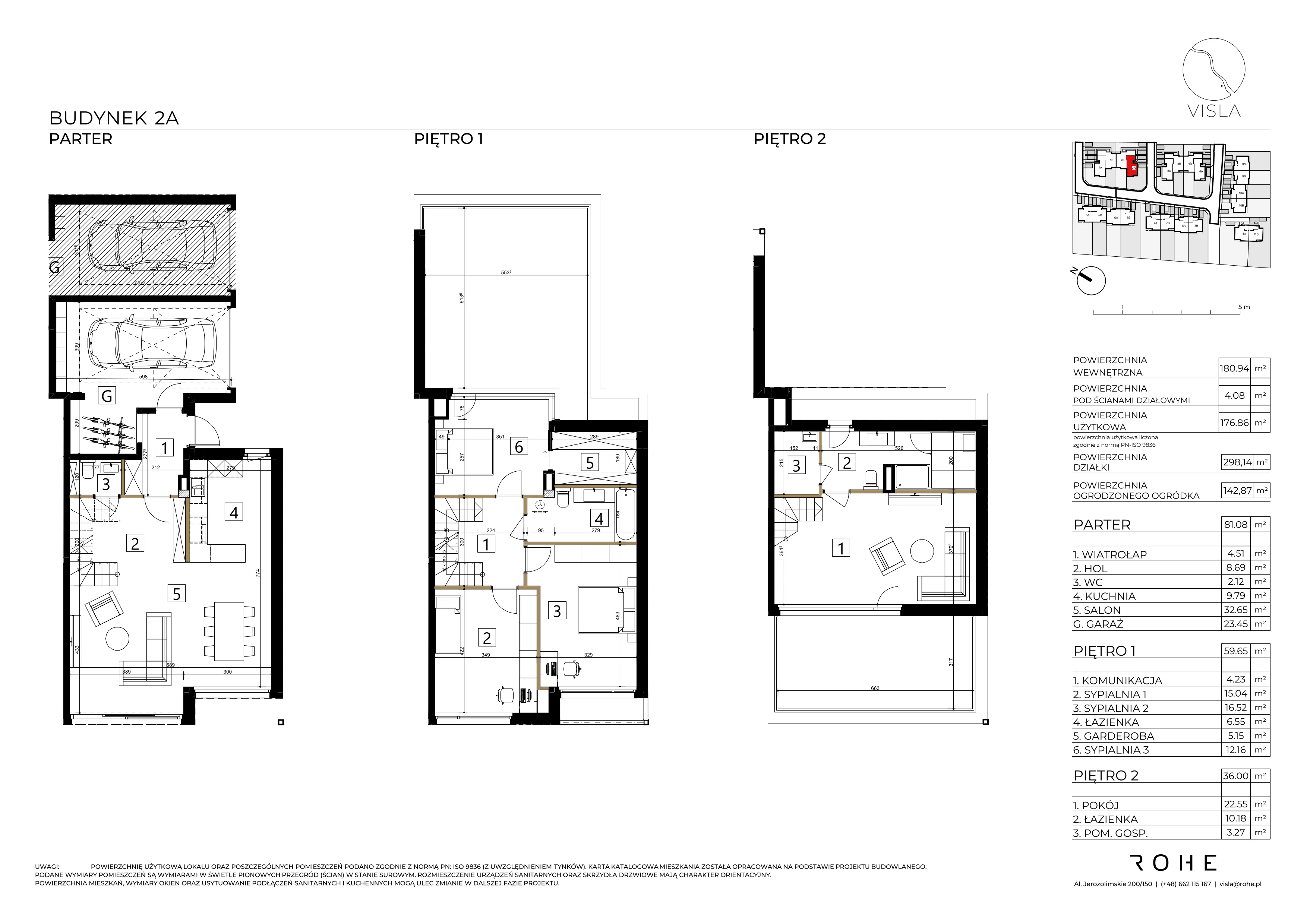 Dom 176,86 m², oferta nr 2A, Visla, Warszawa, Wilanów, Zawady, ul. Wał Zawadowski