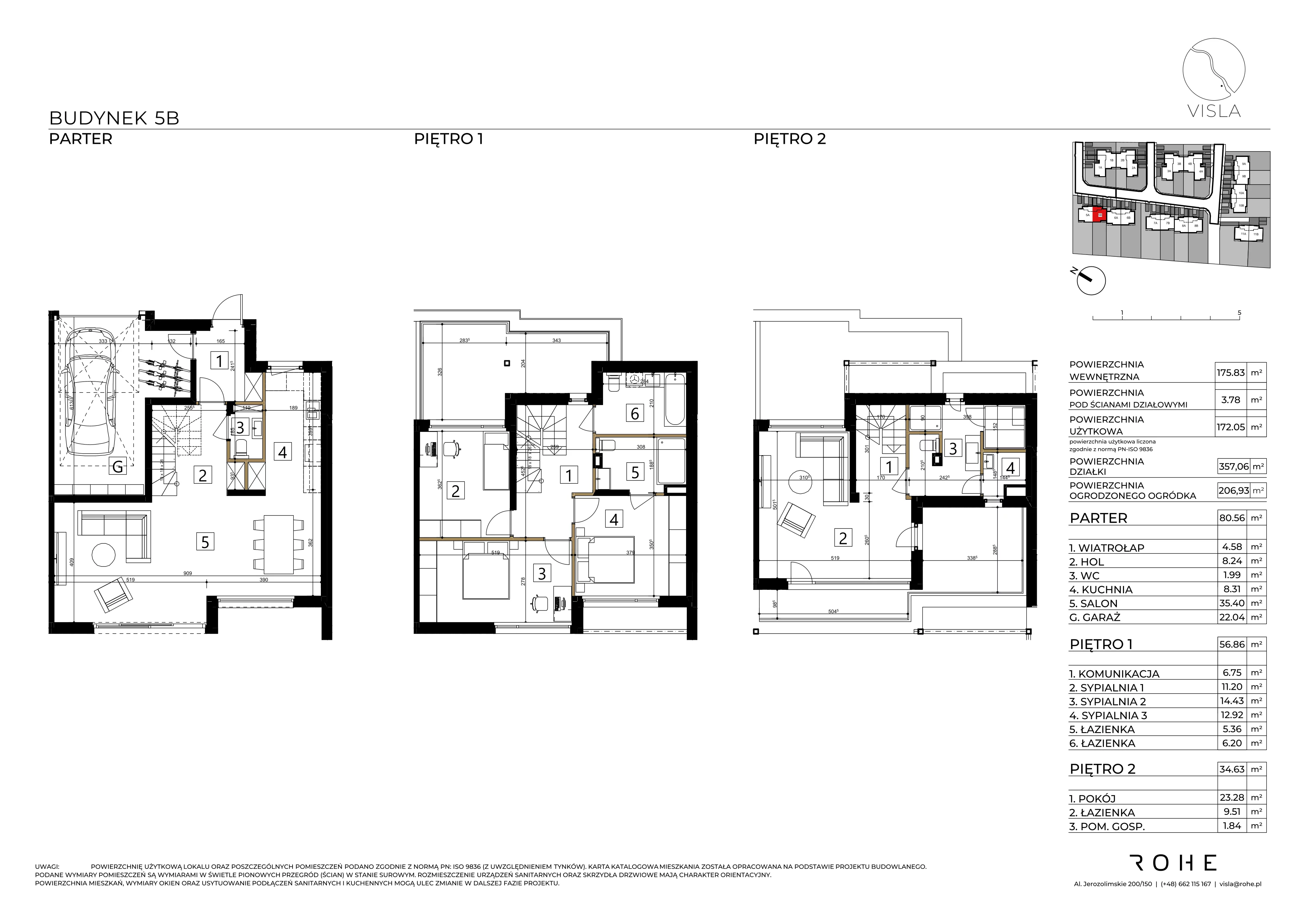 Dom 172,05 m², oferta nr 5B, Visla, Warszawa, Wilanów, Zawady, ul. Wał Zawadowski