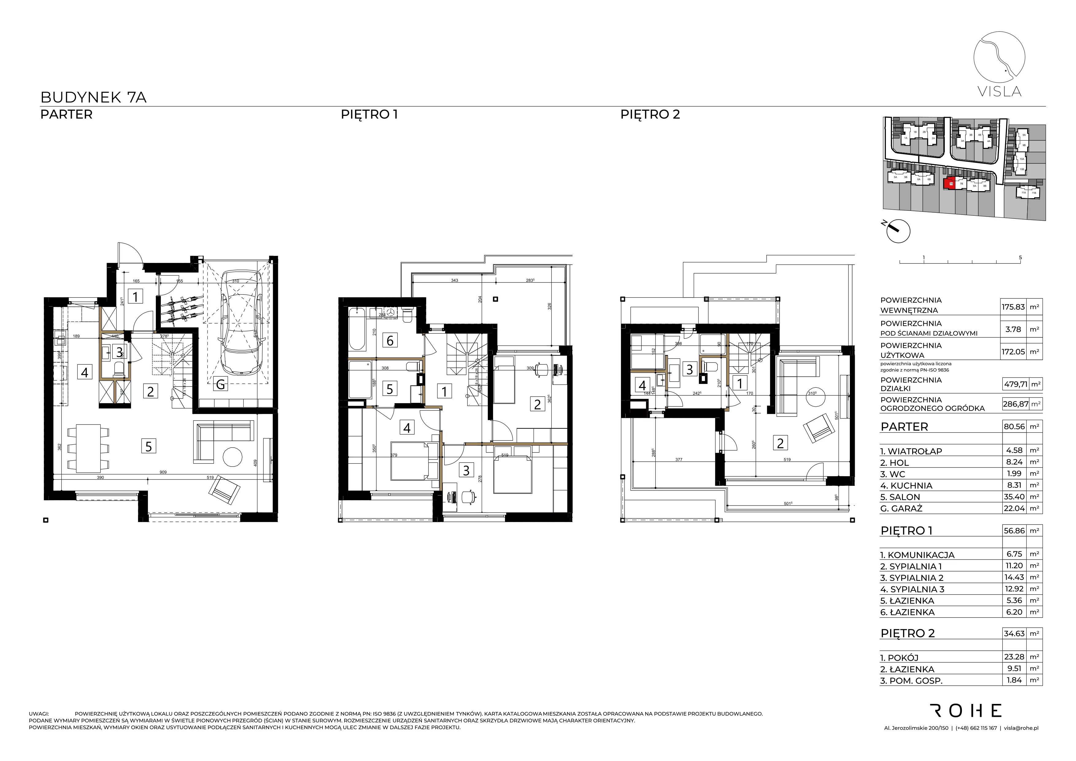 Dom 172,05 m², oferta nr 7A, Visla, Warszawa, Wilanów, Zawady, ul. Wał Zawadowski