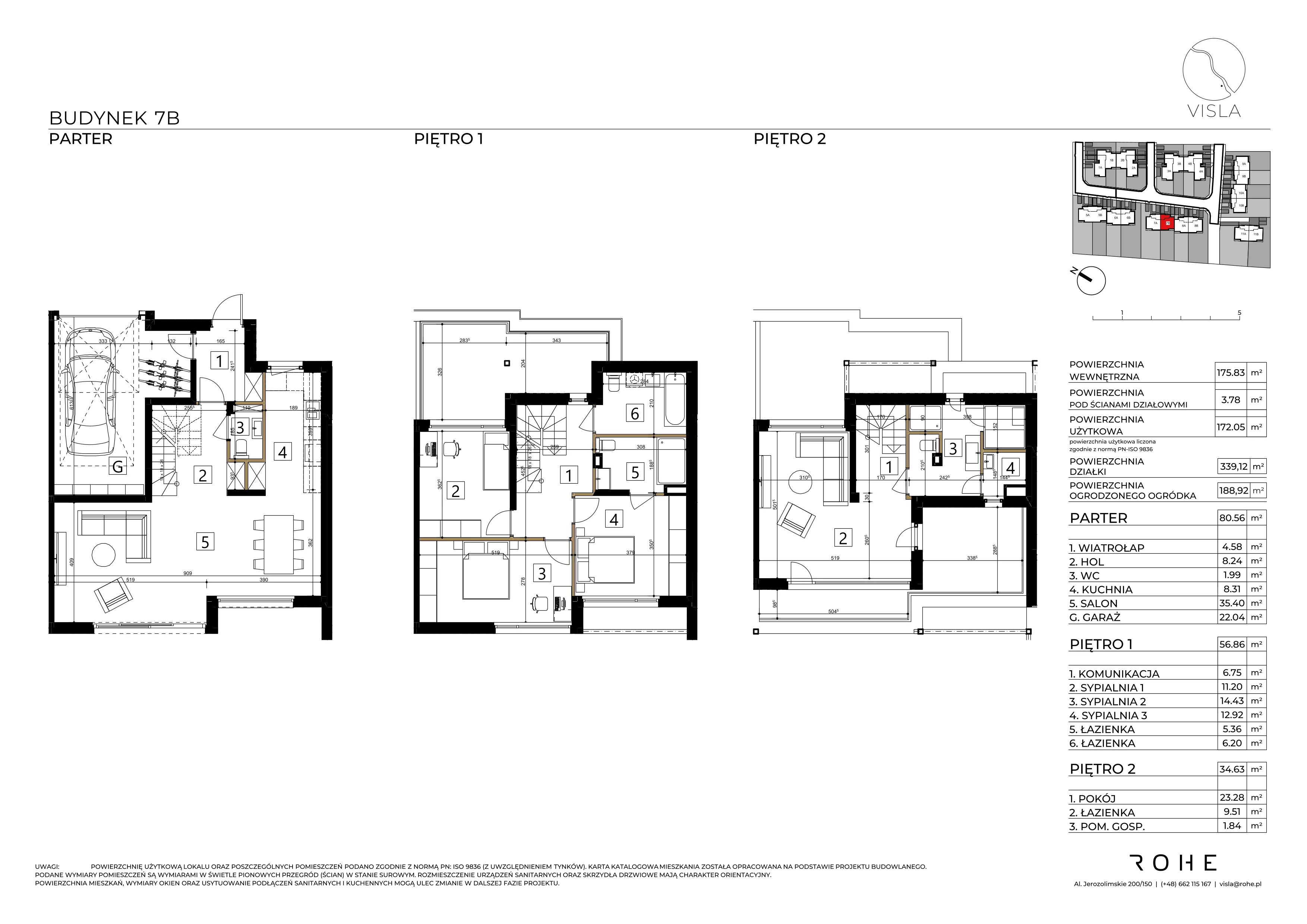 Dom 172,05 m², oferta nr 7B, Visla, Warszawa, Wilanów, Zawady, ul. Wał Zawadowski